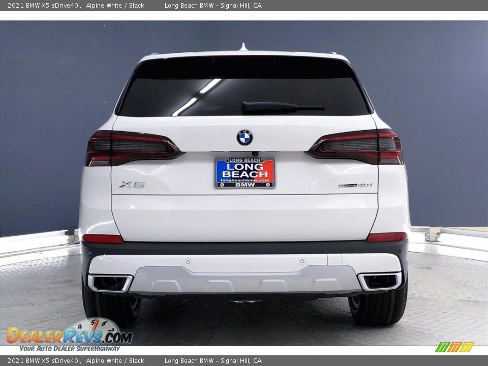 2021 BMW X5 sDrive40i Alpine White / Black Photo #4
