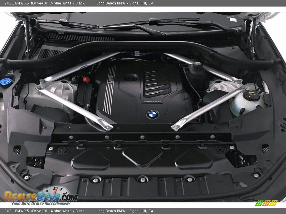 2021 BMW X5 sDrive40i Alpine White / Black Photo #10