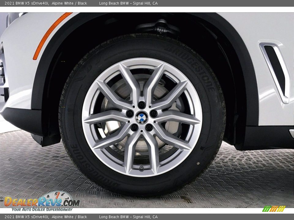 2021 BMW X5 sDrive40i Alpine White / Black Photo #12