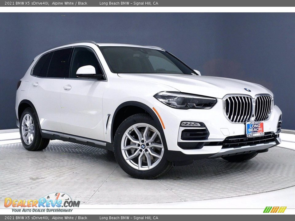 2021 BMW X5 sDrive40i Alpine White / Black Photo #19