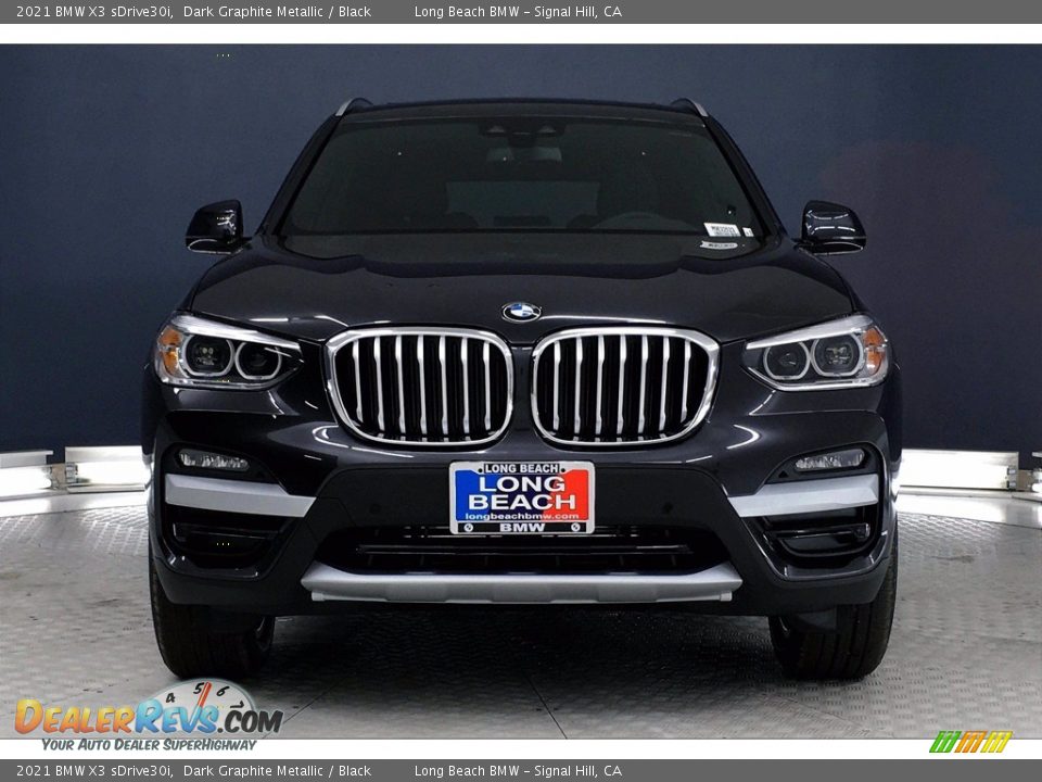 2021 BMW X3 sDrive30i Dark Graphite Metallic / Black Photo #2