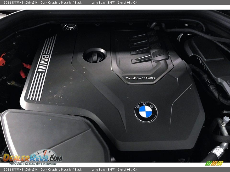 2021 BMW X3 sDrive30i Dark Graphite Metallic / Black Photo #11