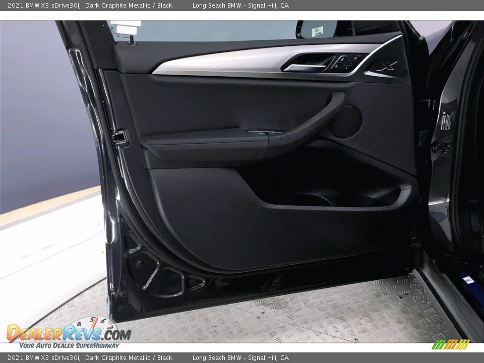 2021 BMW X3 sDrive30i Dark Graphite Metallic / Black Photo #13