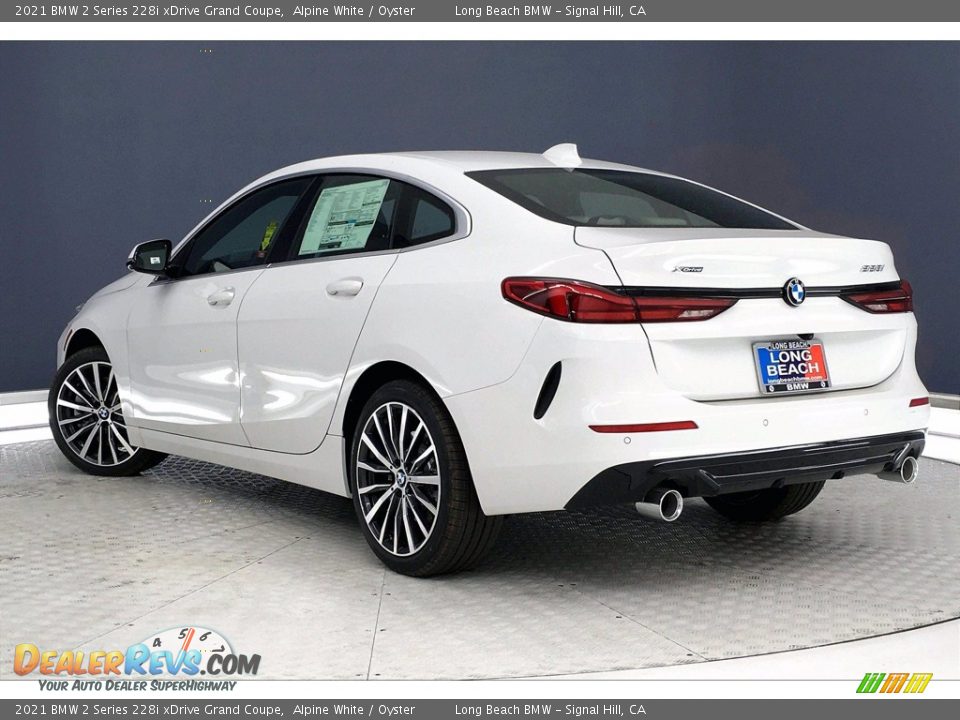 2021 BMW 2 Series 228i xDrive Grand Coupe Alpine White / Oyster Photo #3