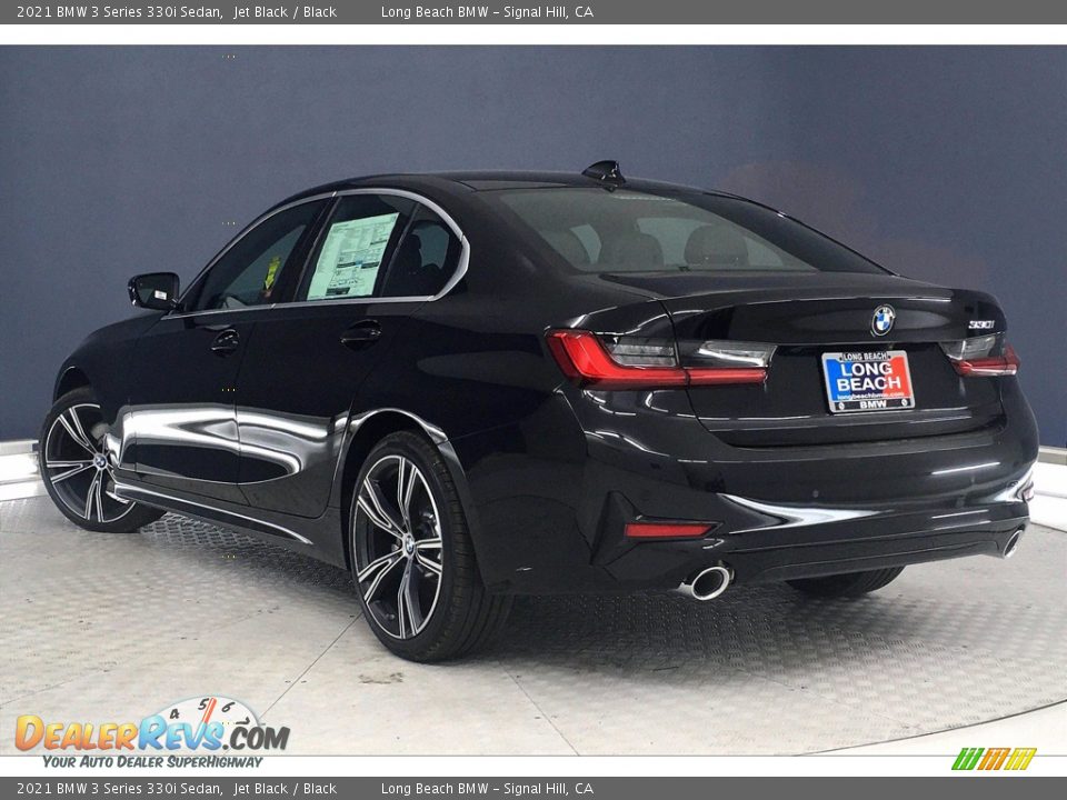 2021 BMW 3 Series 330i Sedan Jet Black / Black Photo #3