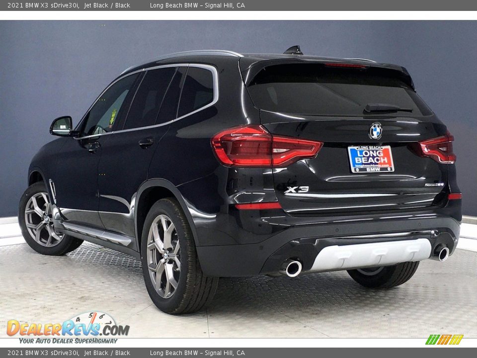 2021 BMW X3 sDrive30i Jet Black / Black Photo #3