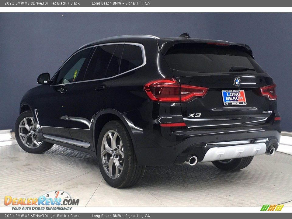2021 BMW X3 sDrive30i Jet Black / Black Photo #3