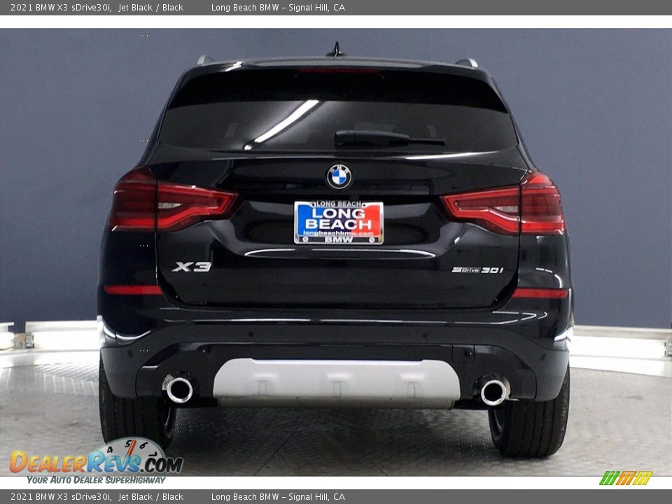 2021 BMW X3 sDrive30i Jet Black / Black Photo #4