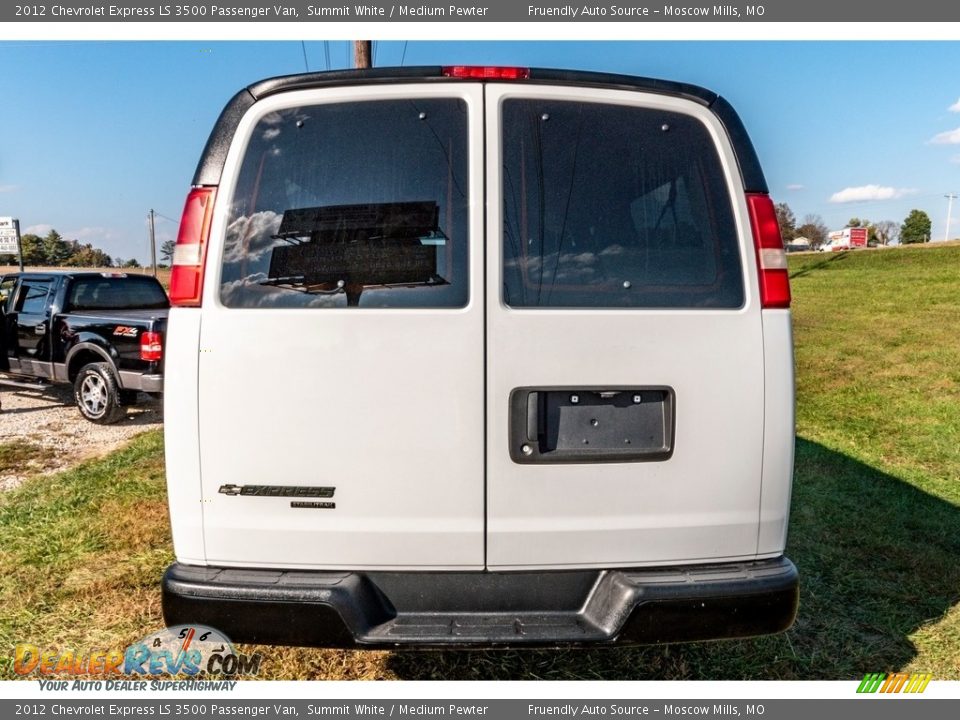 2012 Chevrolet Express LS 3500 Passenger Van Summit White / Medium Pewter Photo #5