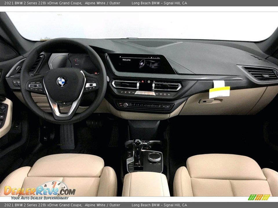 2021 BMW 2 Series 228i xDrive Grand Coupe Alpine White / Oyster Photo #5