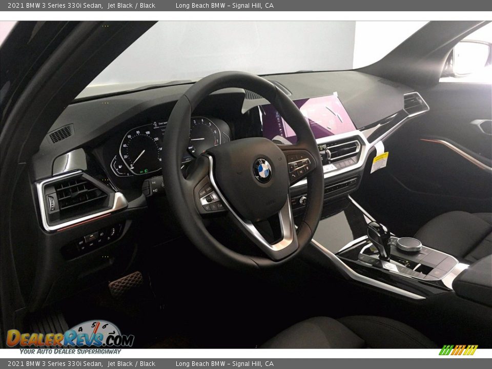 2021 BMW 3 Series 330i Sedan Jet Black / Black Photo #7