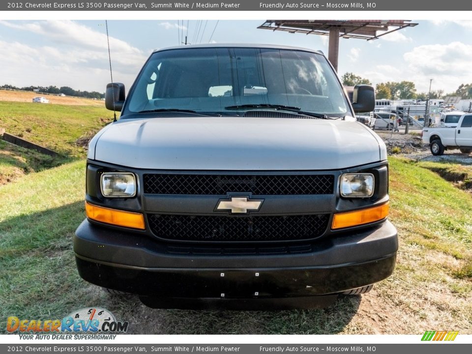 2012 Chevrolet Express LS 3500 Passenger Van Summit White / Medium Pewter Photo #9