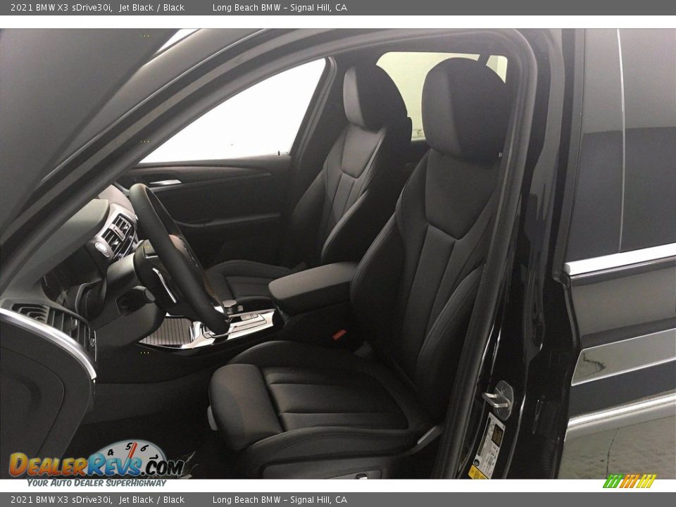 2021 BMW X3 sDrive30i Jet Black / Black Photo #9