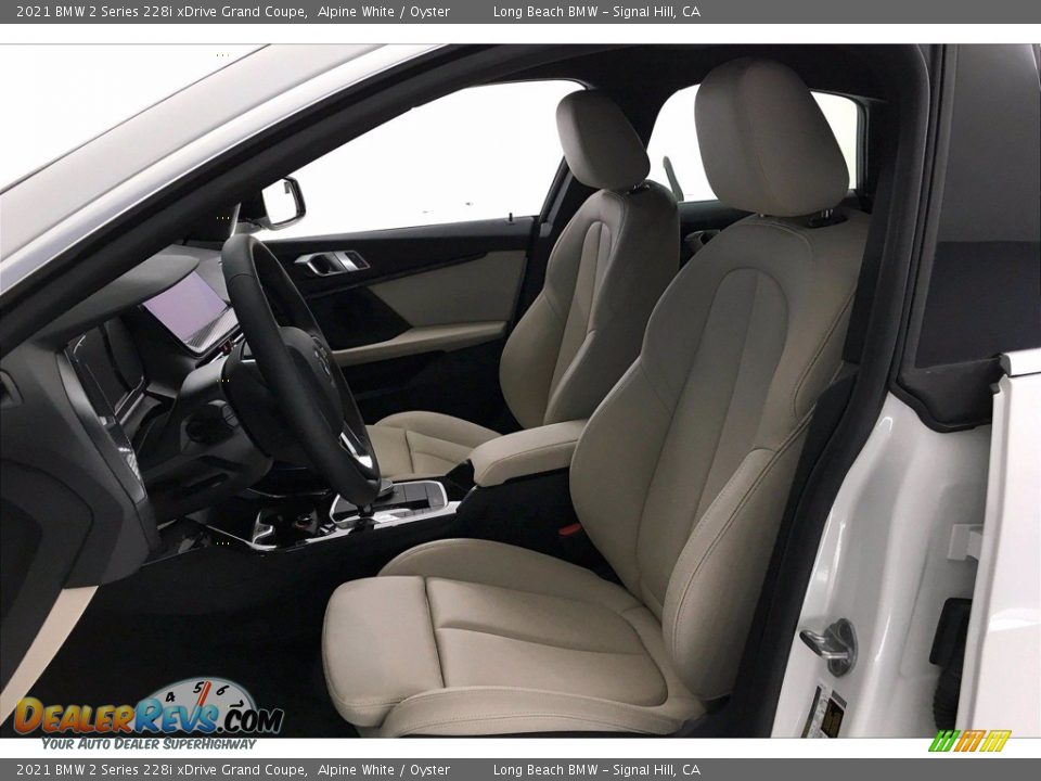 Oyster Interior - 2021 BMW 2 Series 228i xDrive Grand Coupe Photo #9