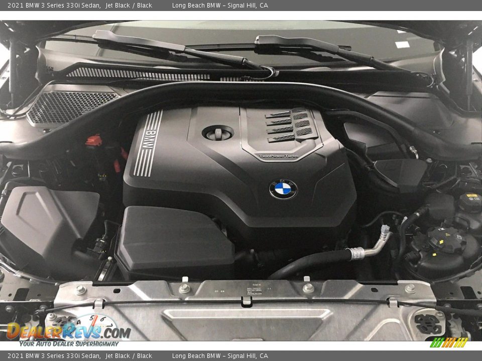 2021 BMW 3 Series 330i Sedan Jet Black / Black Photo #10