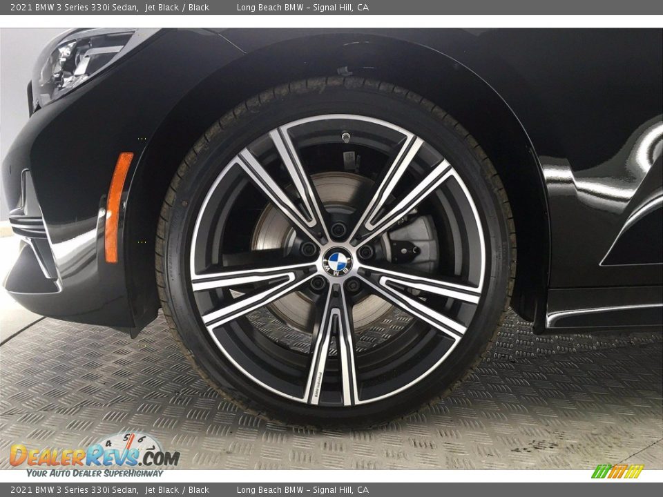 2021 BMW 3 Series 330i Sedan Jet Black / Black Photo #12