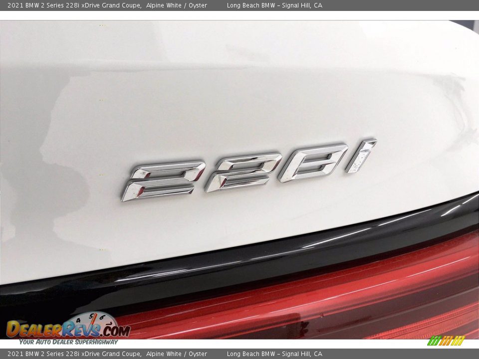 2021 BMW 2 Series 228i xDrive Grand Coupe Alpine White / Oyster Photo #16