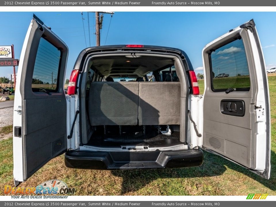 2012 Chevrolet Express LS 3500 Passenger Van Summit White / Medium Pewter Photo #21