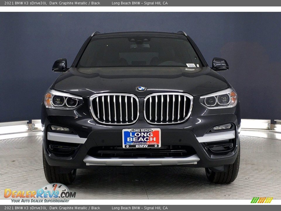 2021 BMW X3 sDrive30i Dark Graphite Metallic / Black Photo #2