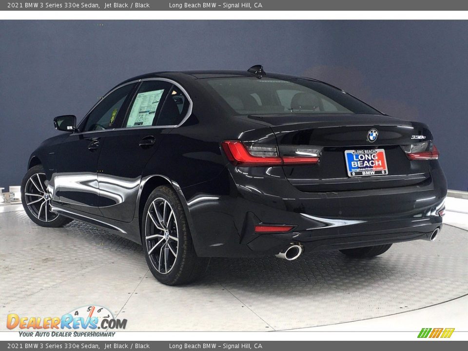 2021 BMW 3 Series 330e Sedan Jet Black / Black Photo #3