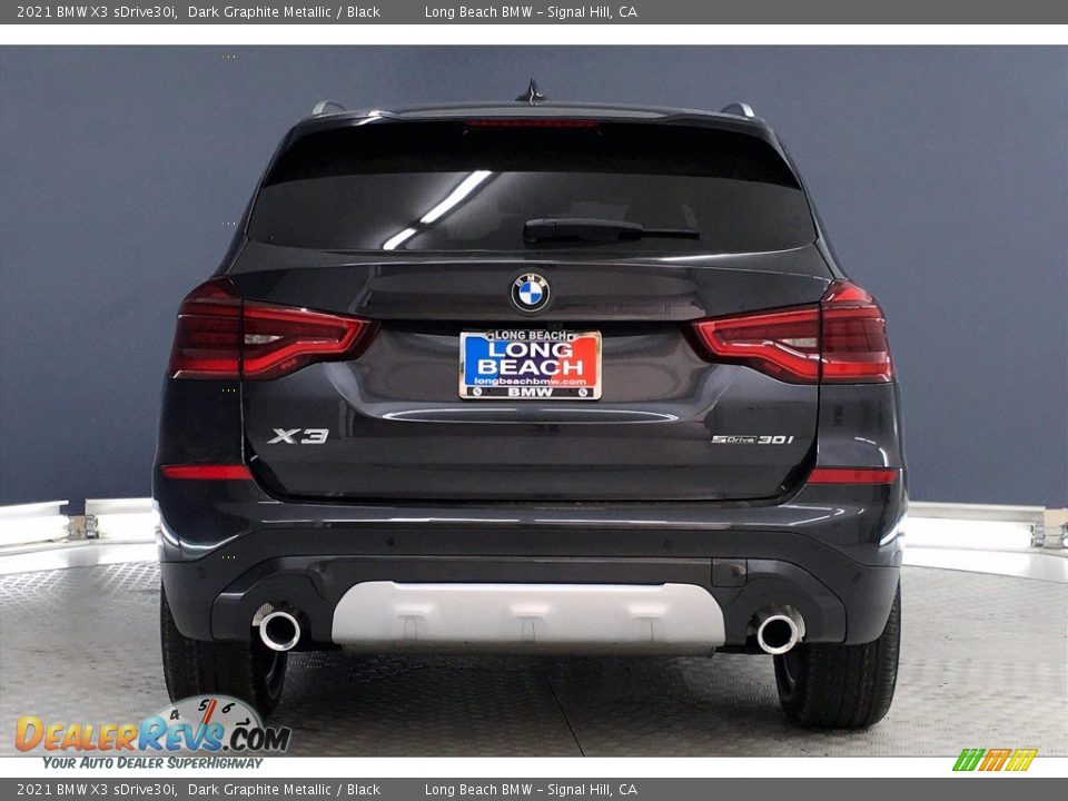 2021 BMW X3 sDrive30i Dark Graphite Metallic / Black Photo #4