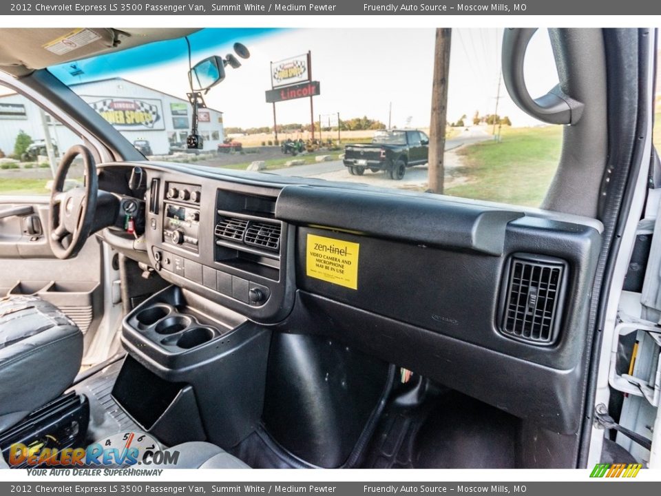 Dashboard of 2012 Chevrolet Express LS 3500 Passenger Van Photo #28