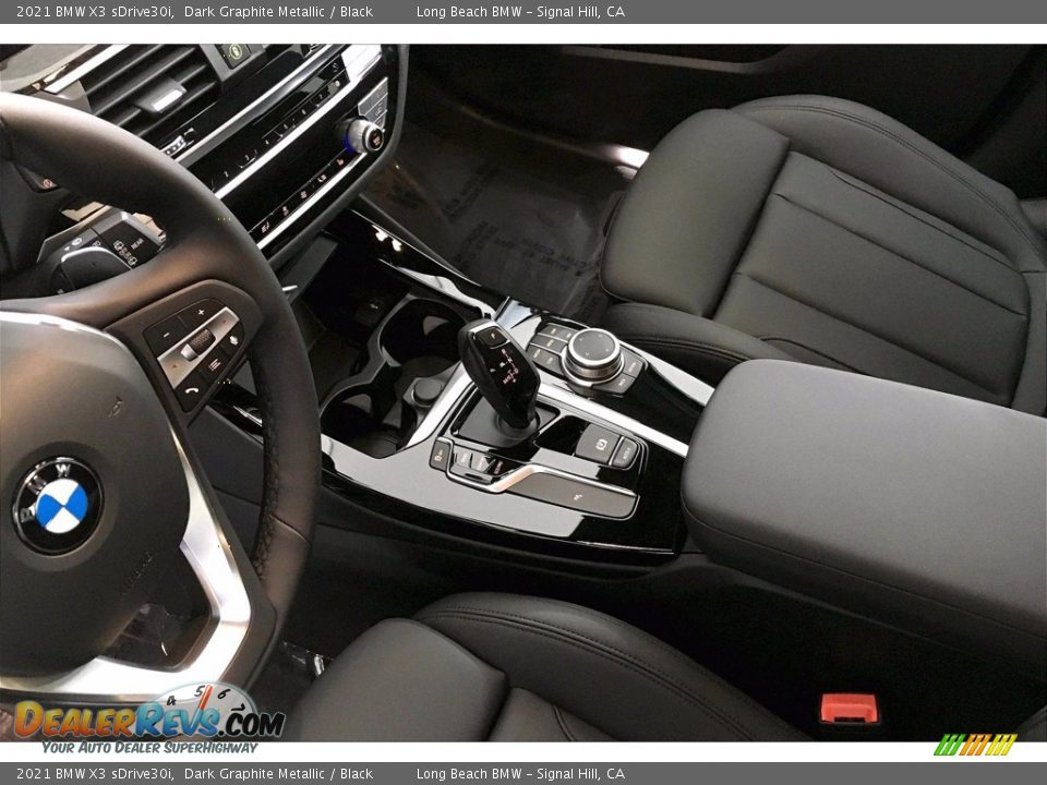 2021 BMW X3 sDrive30i Dark Graphite Metallic / Black Photo #8
