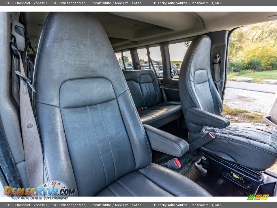 Front Seat of 2012 Chevrolet Express LS 3500 Passenger Van Photo #30