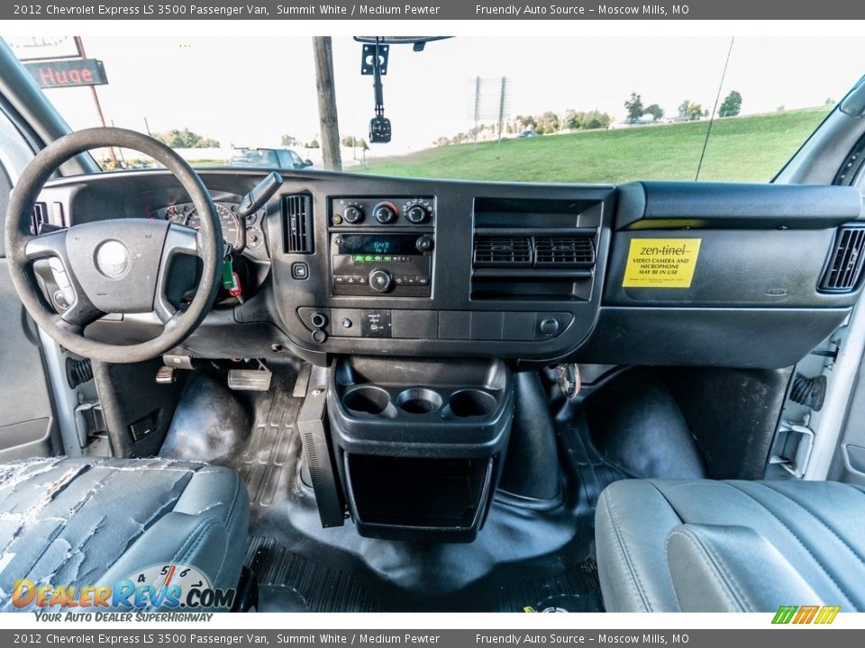 2012 Chevrolet Express LS 3500 Passenger Van Summit White / Medium Pewter Photo #31