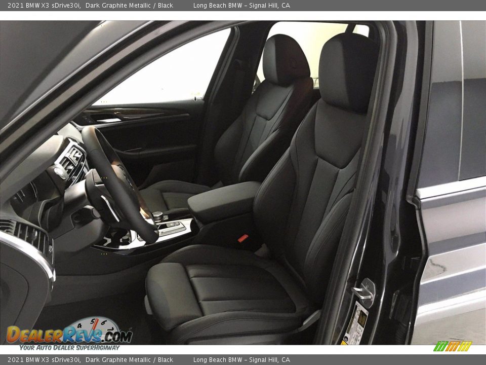 2021 BMW X3 sDrive30i Dark Graphite Metallic / Black Photo #9