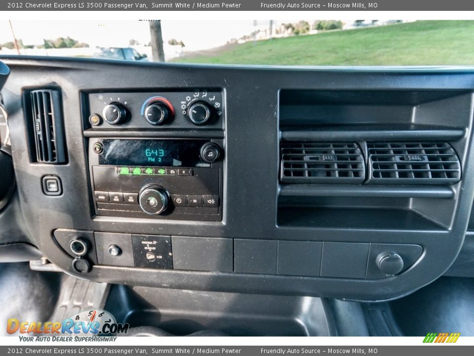 Controls of 2012 Chevrolet Express LS 3500 Passenger Van Photo #32