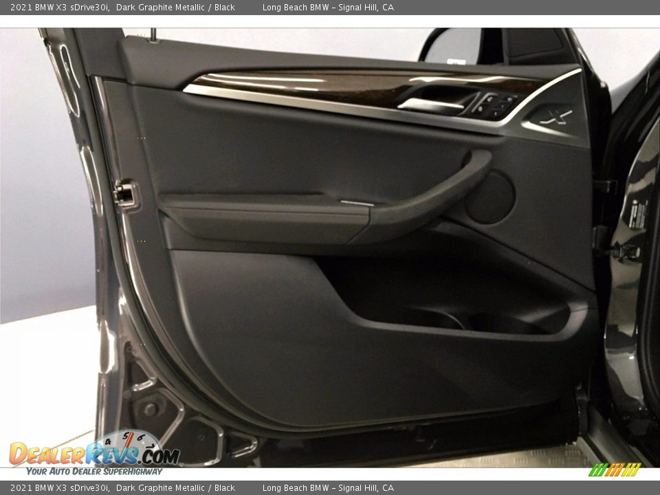 2021 BMW X3 sDrive30i Dark Graphite Metallic / Black Photo #13