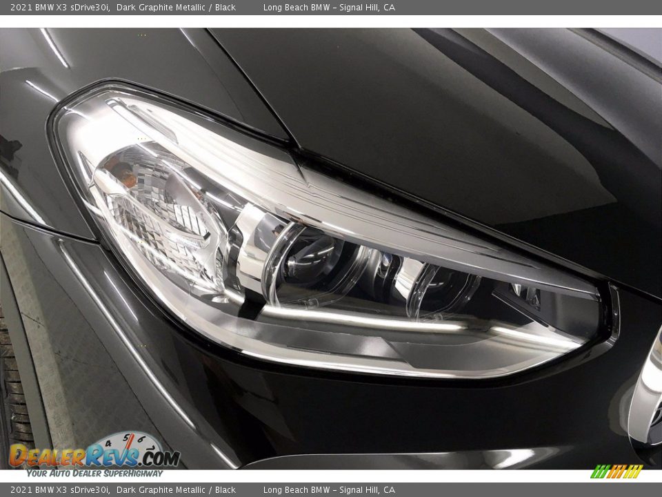 2021 BMW X3 sDrive30i Dark Graphite Metallic / Black Photo #14