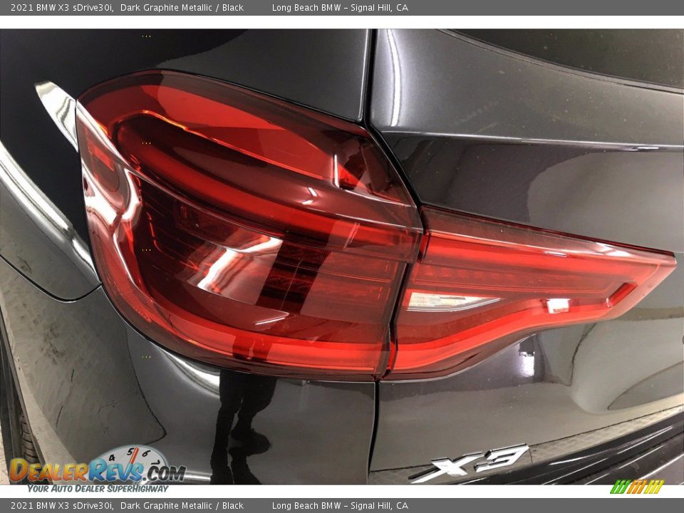 2021 BMW X3 sDrive30i Dark Graphite Metallic / Black Photo #15