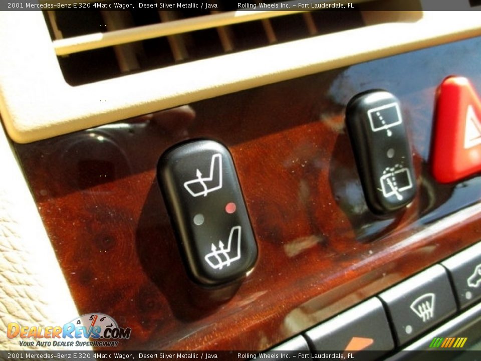 2001 Mercedes-Benz E 320 4Matic Wagon Desert Silver Metallic / Java Photo #4