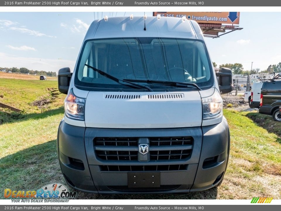 2016 Ram ProMaster 2500 High Roof Cargo Van Bright White / Gray Photo #9