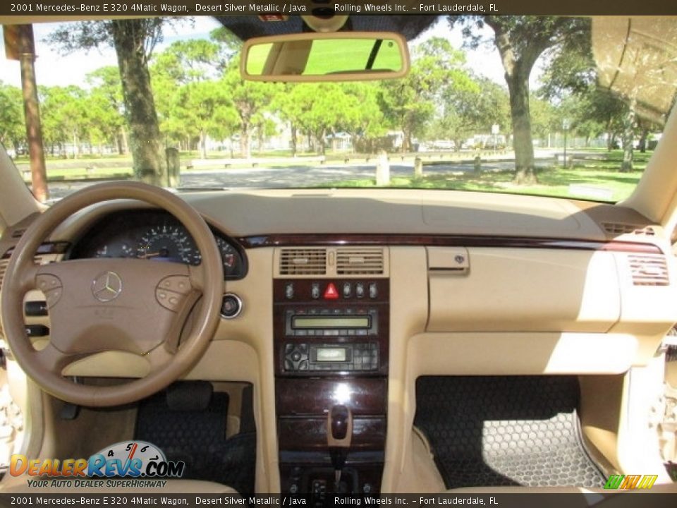 2001 Mercedes-Benz E 320 4Matic Wagon Desert Silver Metallic / Java Photo #8