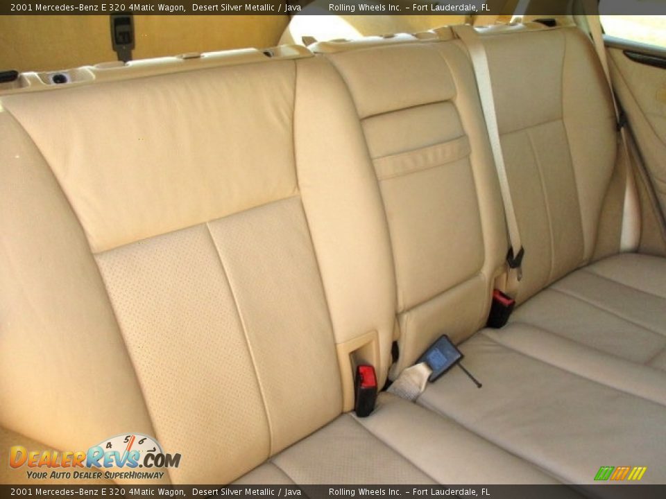 2001 Mercedes-Benz E 320 4Matic Wagon Desert Silver Metallic / Java Photo #12