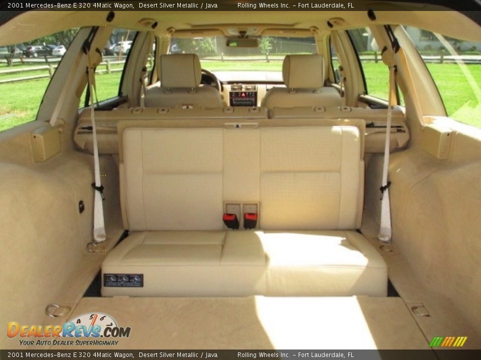 2001 Mercedes-Benz E 320 4Matic Wagon Desert Silver Metallic / Java Photo #14