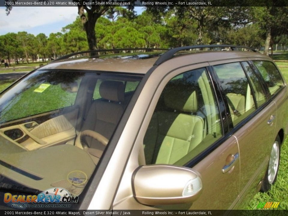 2001 Mercedes-Benz E 320 4Matic Wagon Desert Silver Metallic / Java Photo #20