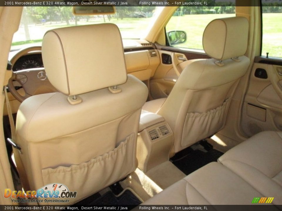 2001 Mercedes-Benz E 320 4Matic Wagon Desert Silver Metallic / Java Photo #21