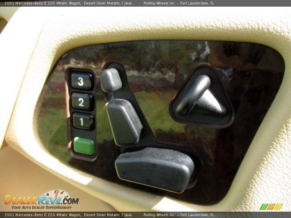 2001 Mercedes-Benz E 320 4Matic Wagon Desert Silver Metallic / Java Photo #23