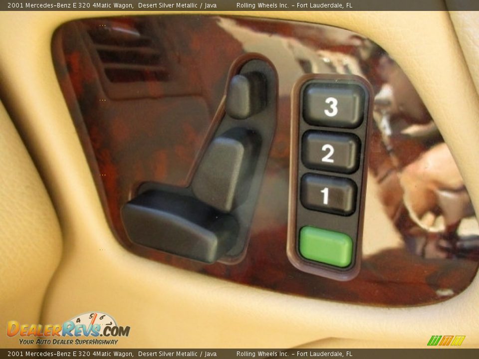 2001 Mercedes-Benz E 320 4Matic Wagon Desert Silver Metallic / Java Photo #24