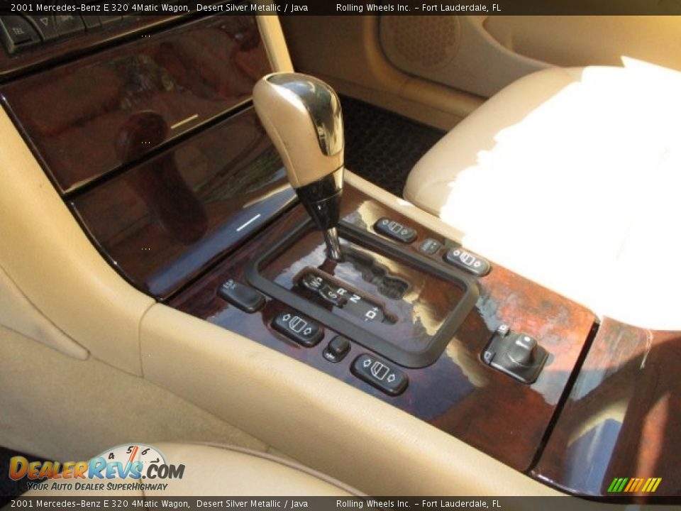2001 Mercedes-Benz E 320 4Matic Wagon Desert Silver Metallic / Java Photo #25