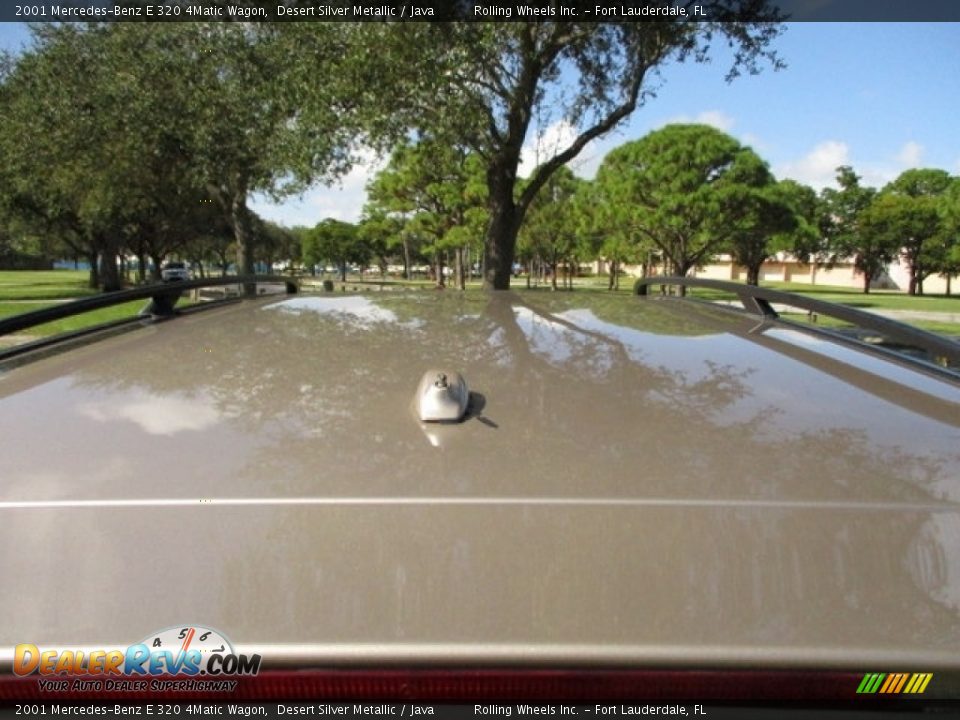 2001 Mercedes-Benz E 320 4Matic Wagon Desert Silver Metallic / Java Photo #26