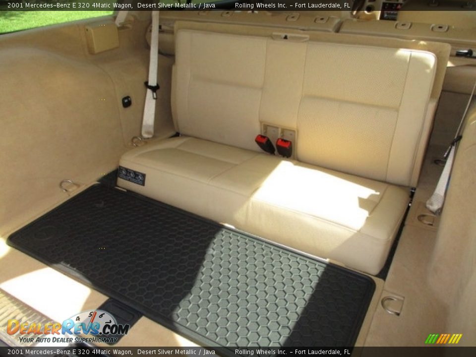 2001 Mercedes-Benz E 320 4Matic Wagon Desert Silver Metallic / Java Photo #27