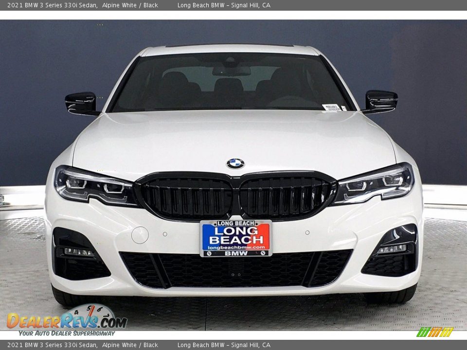 2021 BMW 3 Series 330i Sedan Alpine White / Black Photo #2