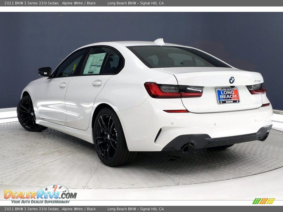2021 BMW 3 Series 330i Sedan Alpine White / Black Photo #3