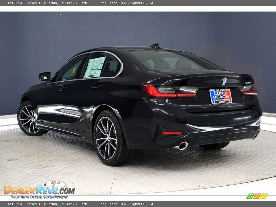 2021 BMW 3 Series 330i Sedan Jet Black / Black Photo #3