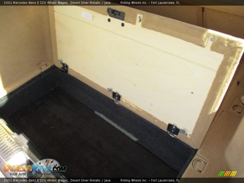 2001 Mercedes-Benz E 320 4Matic Wagon Desert Silver Metallic / Java Photo #31
